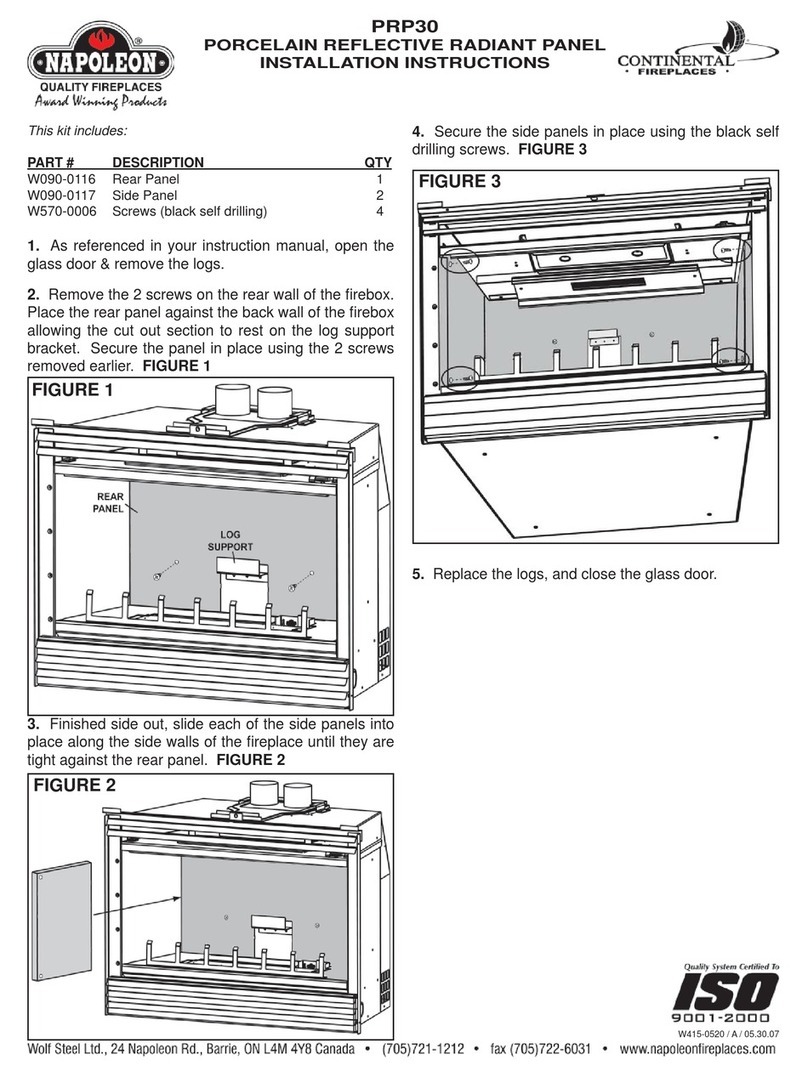 Napoleon PRP30 User manual