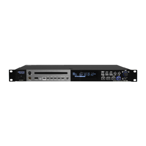 Denon Professional DN-700C Update Process and Verification