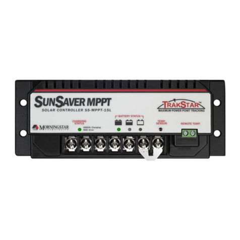 Morningstar SUNSAVER MPPT SS-MPPT-15L quick start guide