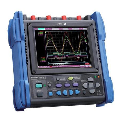 Hioki MR8880-20 quick start guide