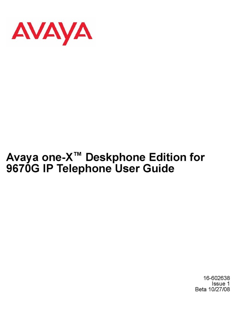 Avaya one-X 9670G User manual