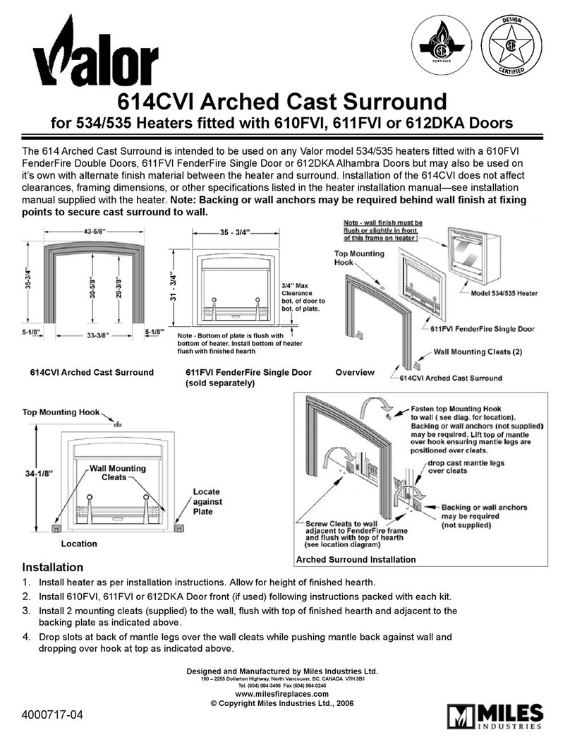 Valor 614CVI User manual Valor 614CVI User manual