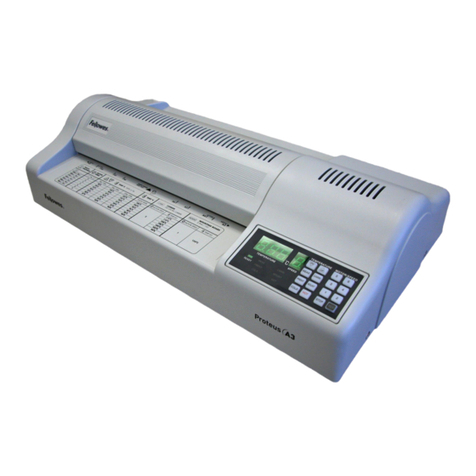Fellowes Proteus A3/125 Operating manual