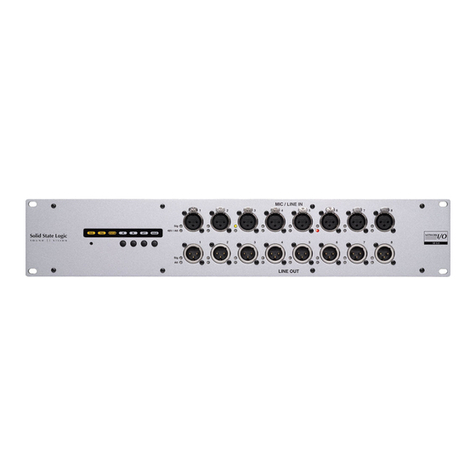 Solid State Logic Network I/O SB 8.8 Installation notes