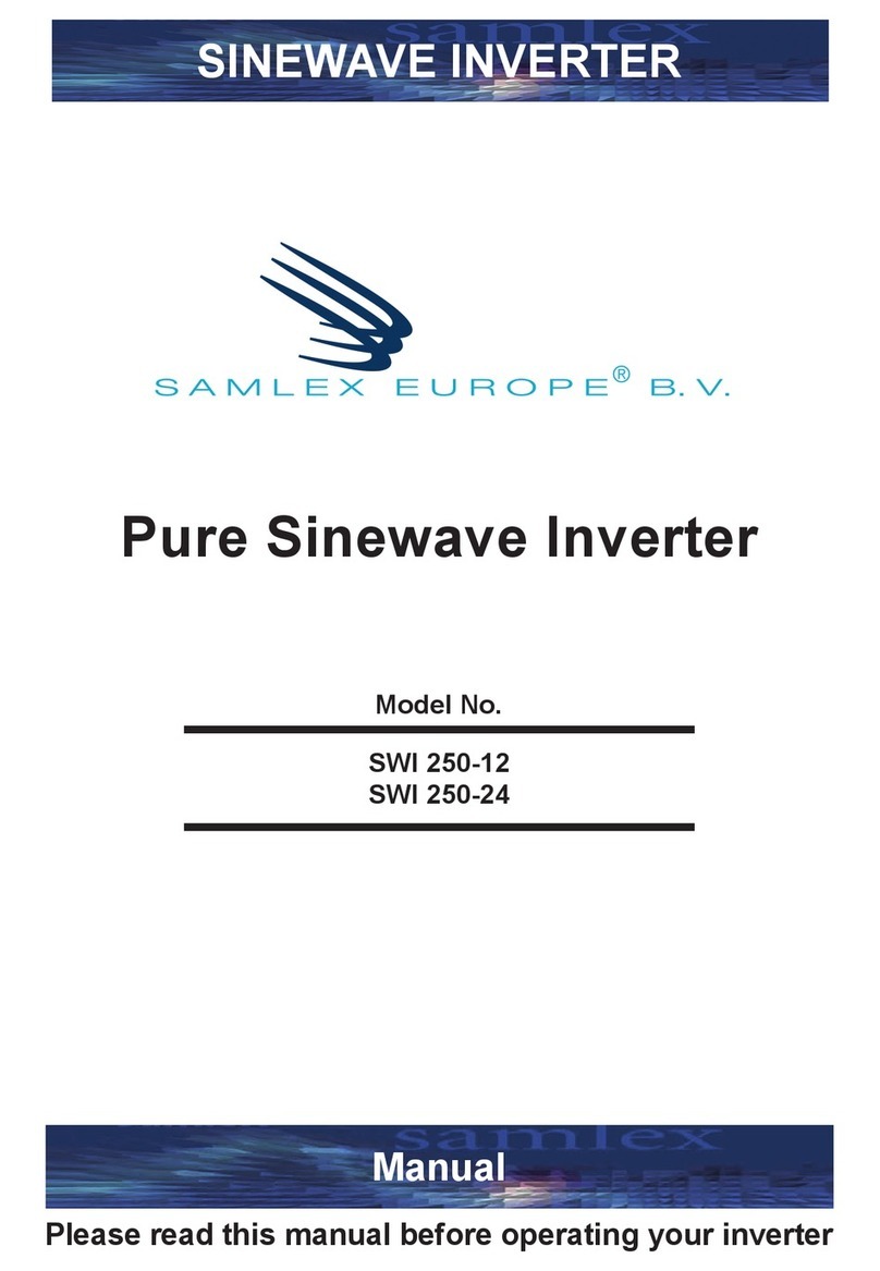 Samlex Europe SWI 250-12 manual