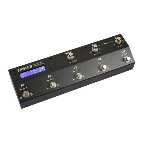 Musicom Lab EFX-LE II owner's manual