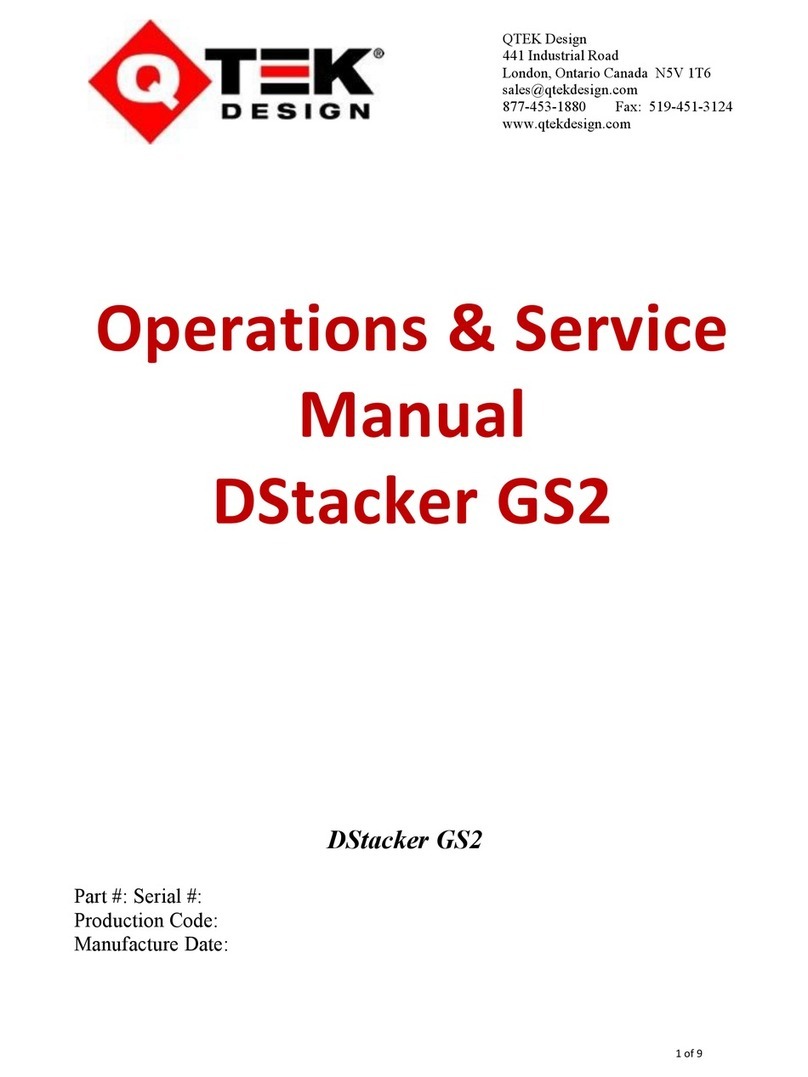 QTek DStacker GS2 Operation & service manual