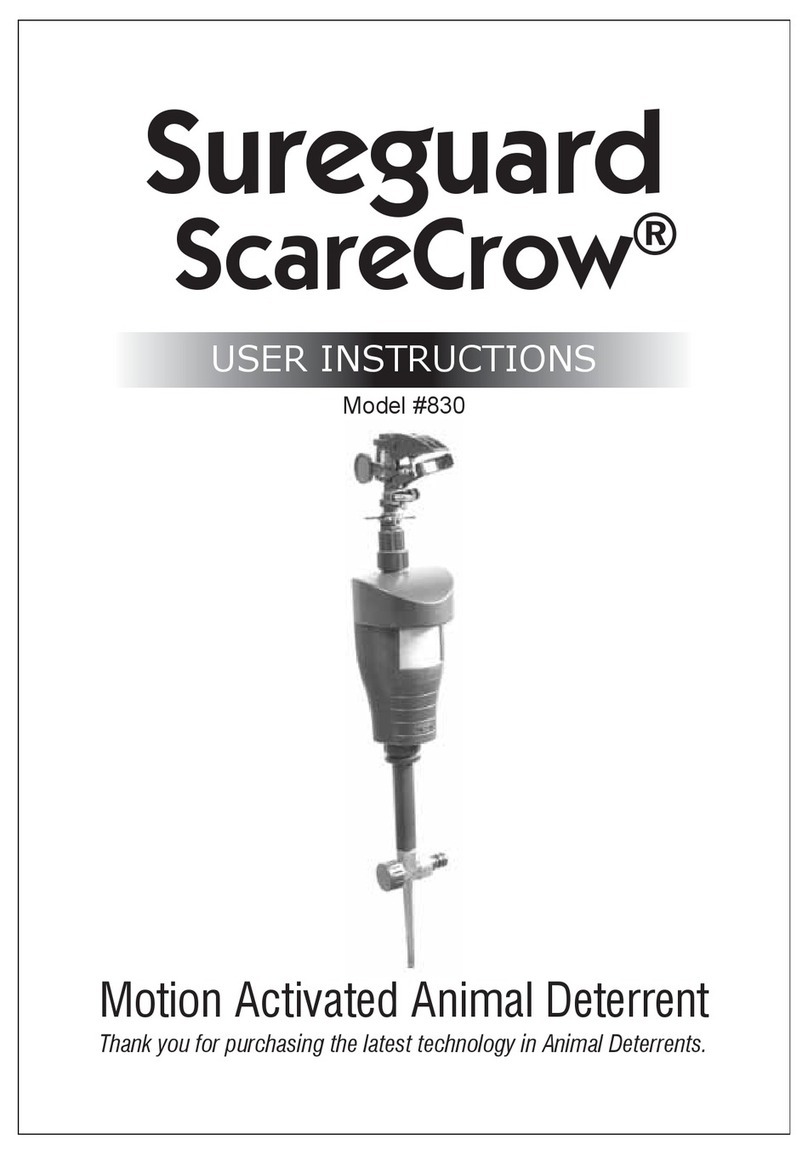 Sureguard ScareCrow 830 User instructions