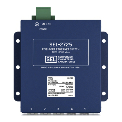 Sel SEL-2725 Installation and Maintenance