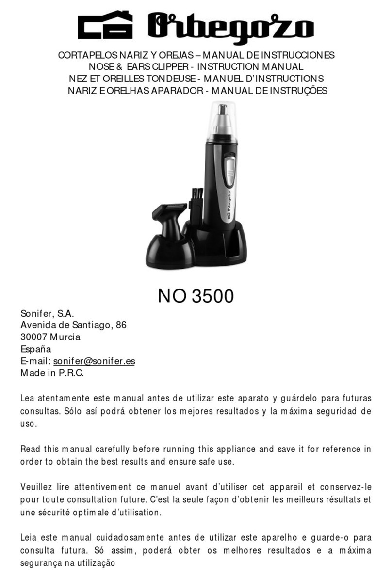 Orbegozo NO 3500 User manual