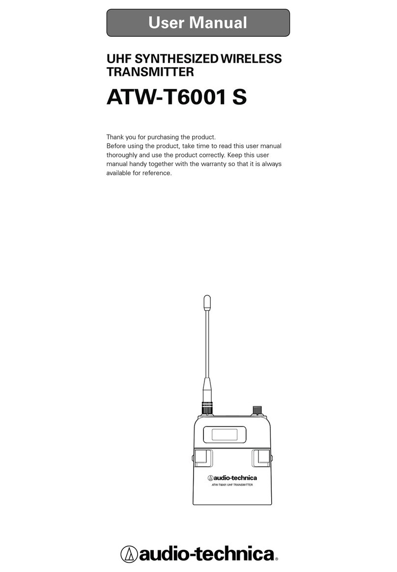 Audio Technica ATW-T6001 S user manual