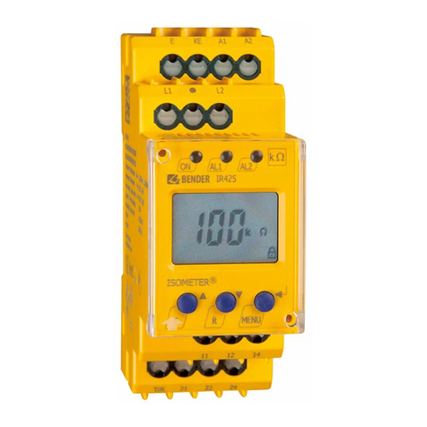Bender ISOMETER IR425-D4 User manual