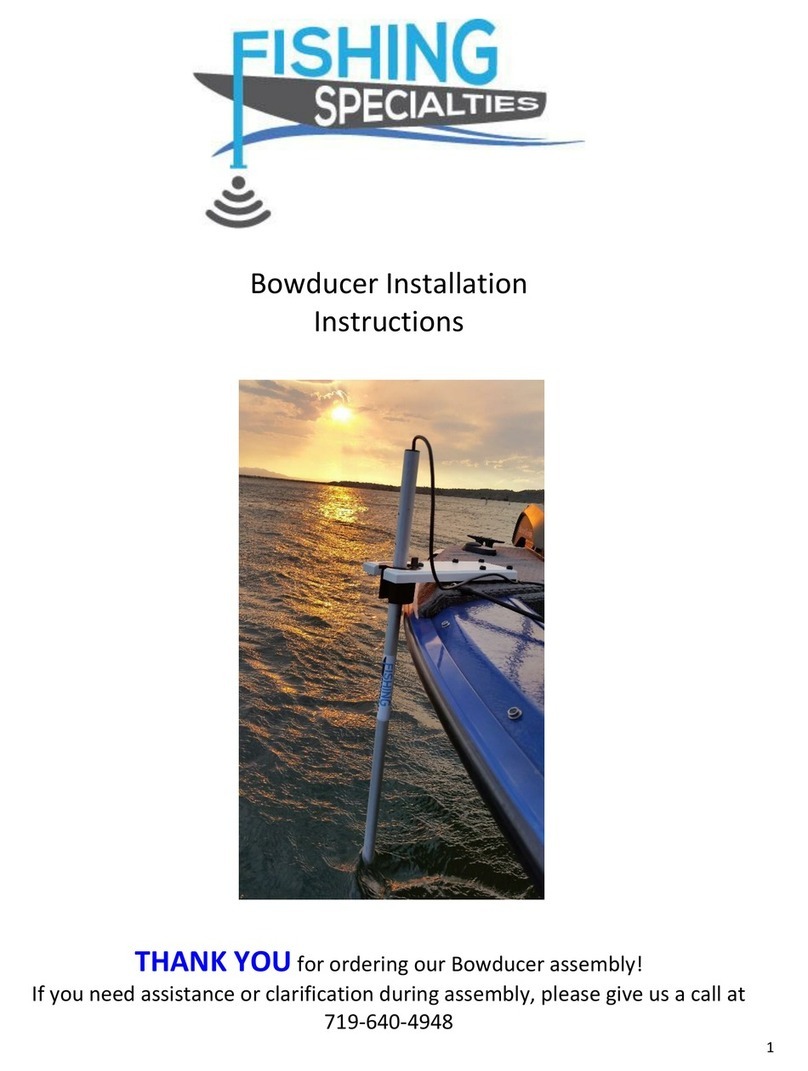 FISHING SPECIALTIES Bowducer installation instructions