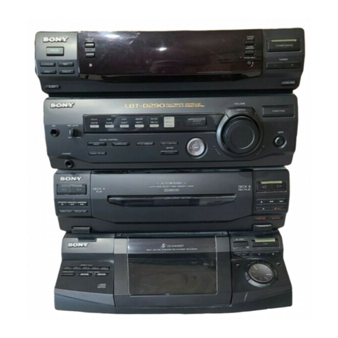Sony LBT-D290 - Compact Hifi Stereo System User manual
