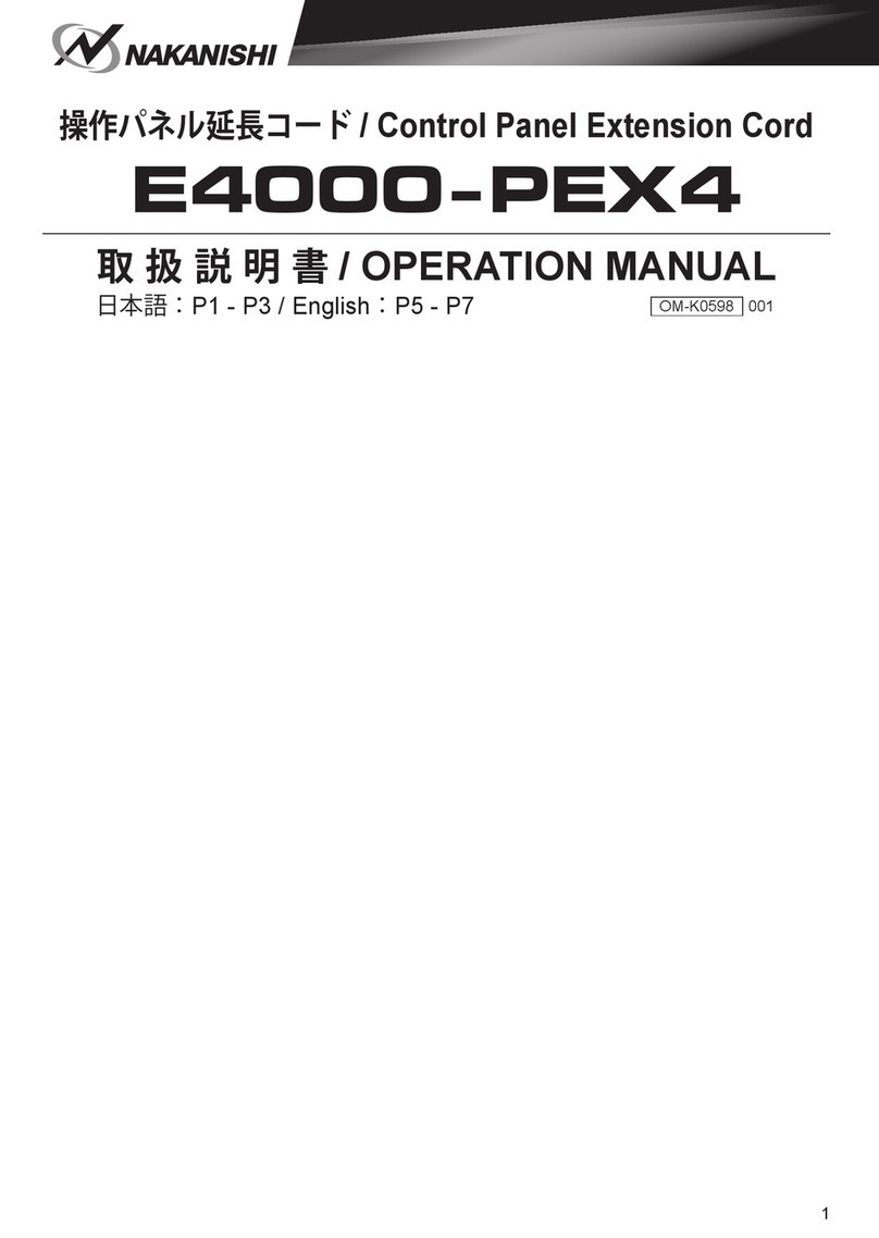 Nakanishi E4000-PEX4 User manual