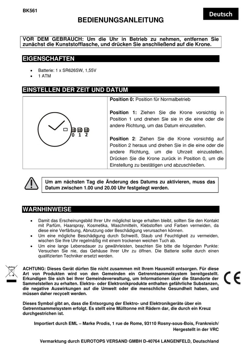 Eurotops BK561 instruction manual
