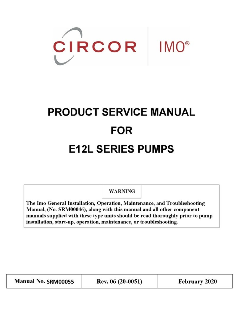 Circor IMO E12L Series User manual
