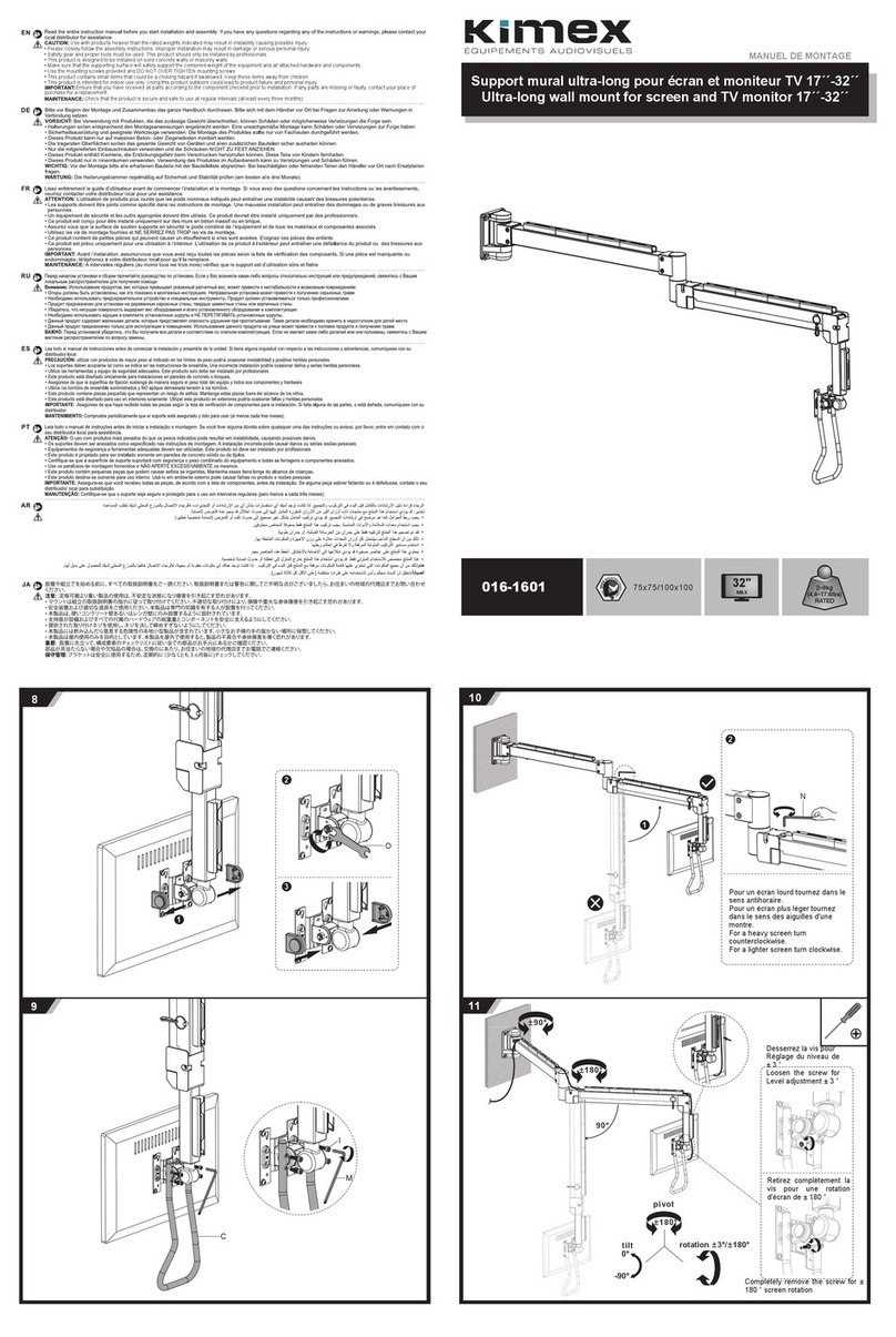 Kimex 016-1601 User manual
