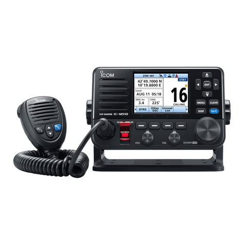 Icom IC-M510 instruction manual