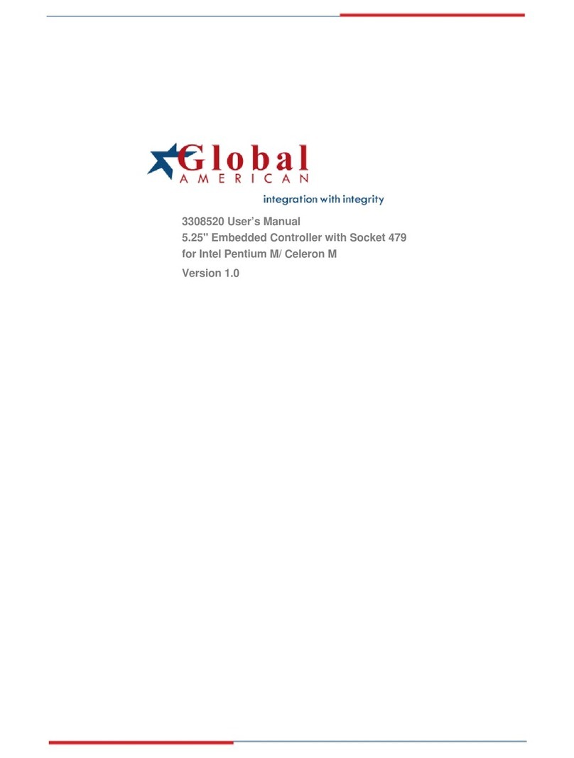 Global American Inc. 3308520 User manual
