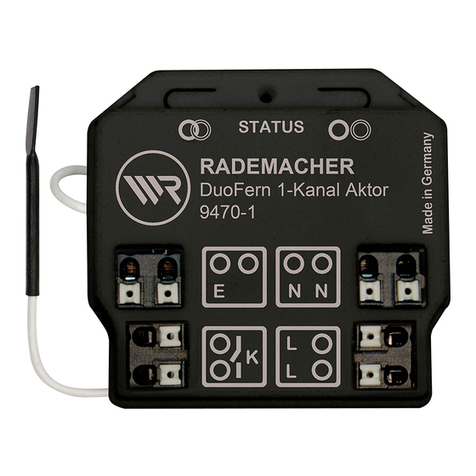 RADEMACHER DuoFern Universal 9470-1 instruction manual