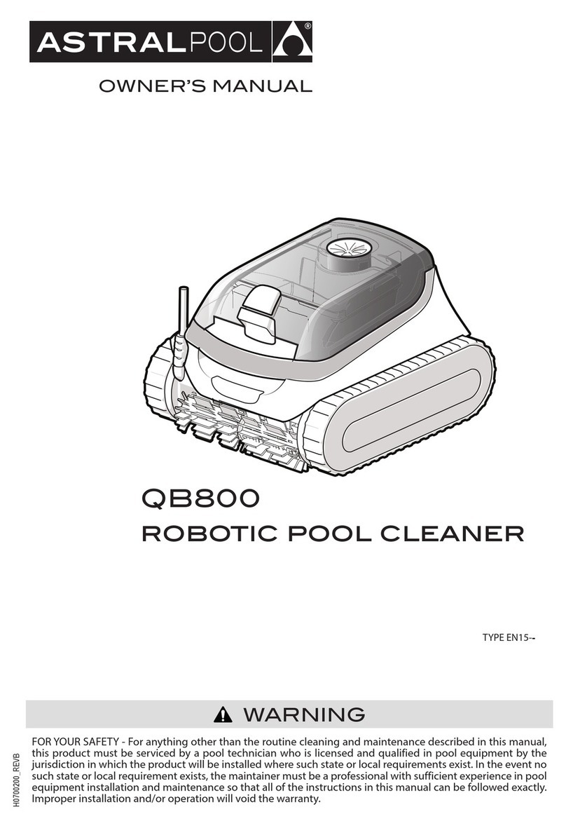 Astral Pool QB800 owner's manual