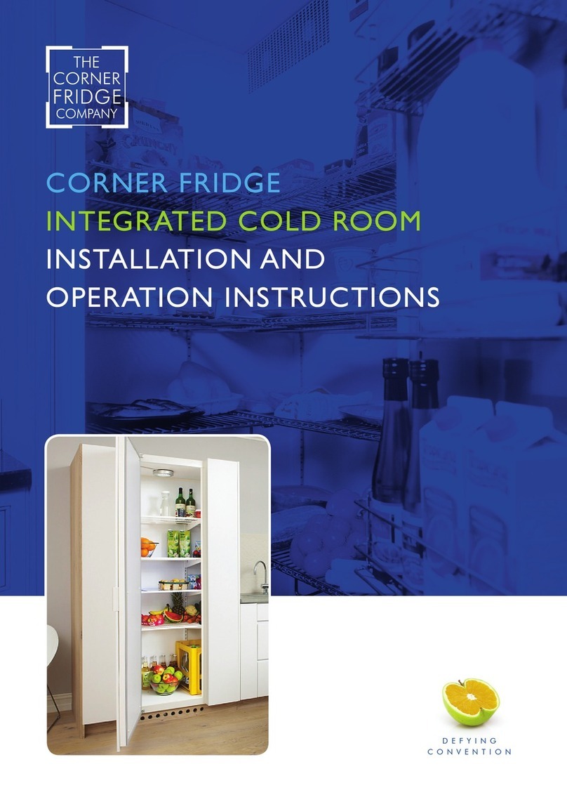 The Corner Fridge Cold Room User manual