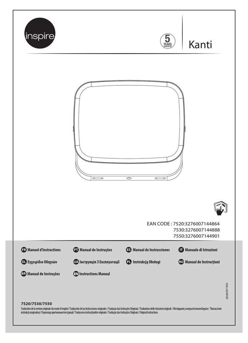 Inspire Kanti 7520 instruction manual