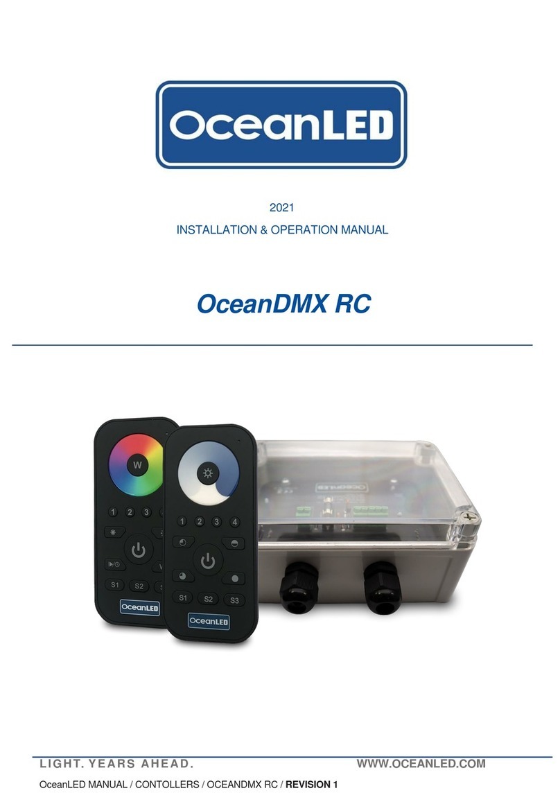 Oceanled OceanDMX RC Installation & operation manual
