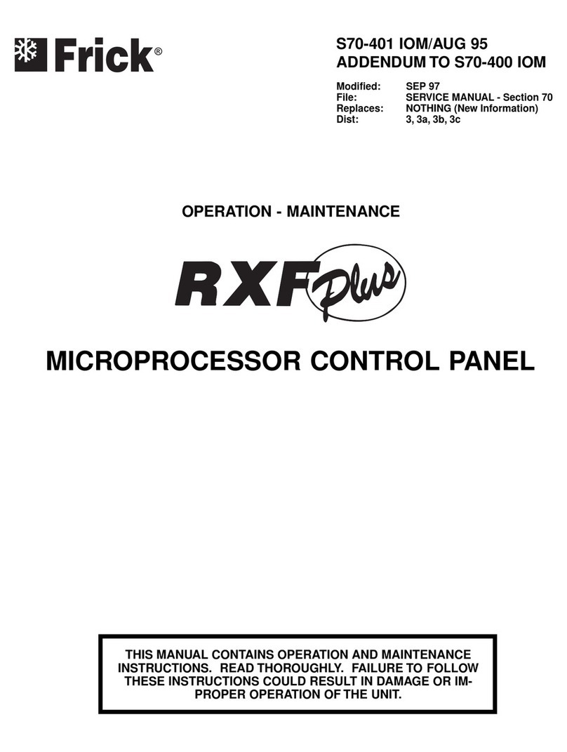 Frick RXF Plus Troubleshooting guide