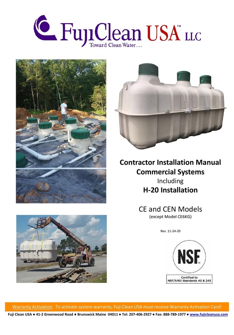 FujiClean CE6KG installation manual