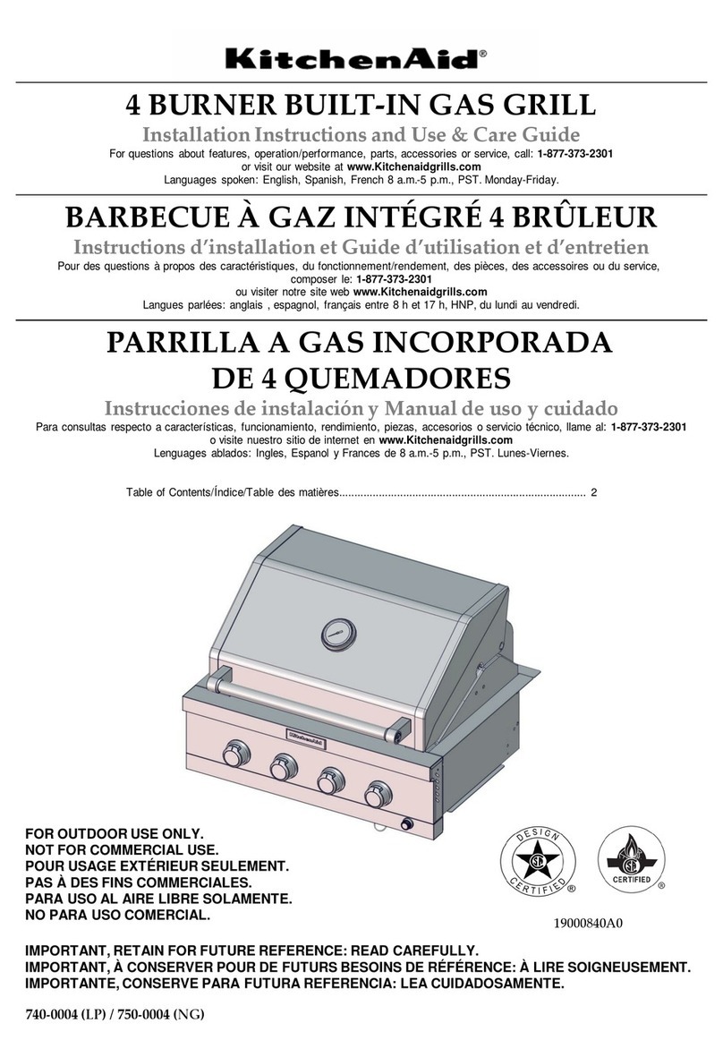 KitchenAid 740-0004 Installation Instructions and Use & Care Guide