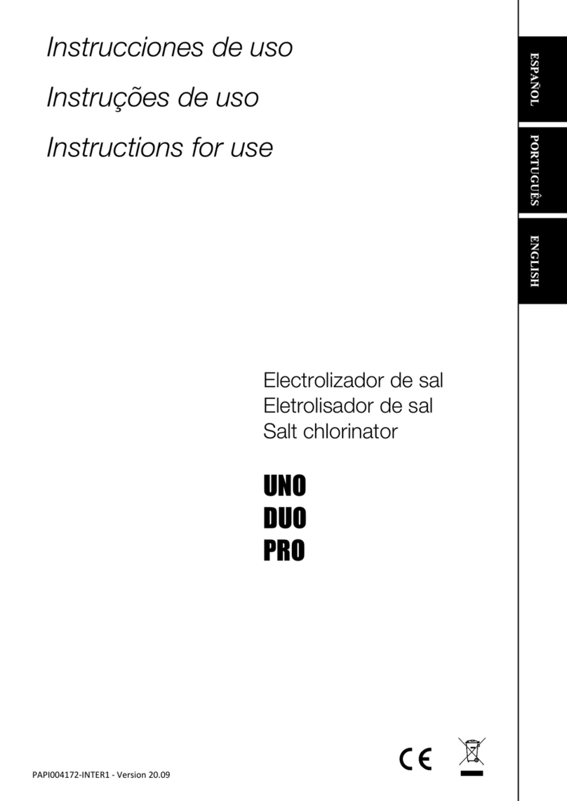 Pool Technologie JUSTSALT UNO User manual