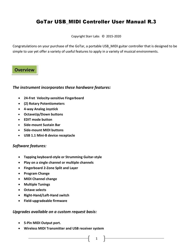 Starr Labs R.3 user manual