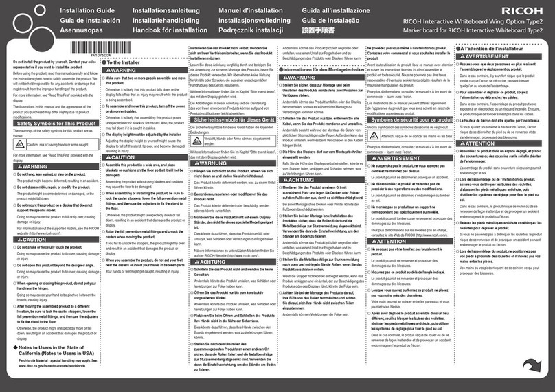 Ricoh Wing Option 2 installation guide Ricoh Wing Option 2 installation guide