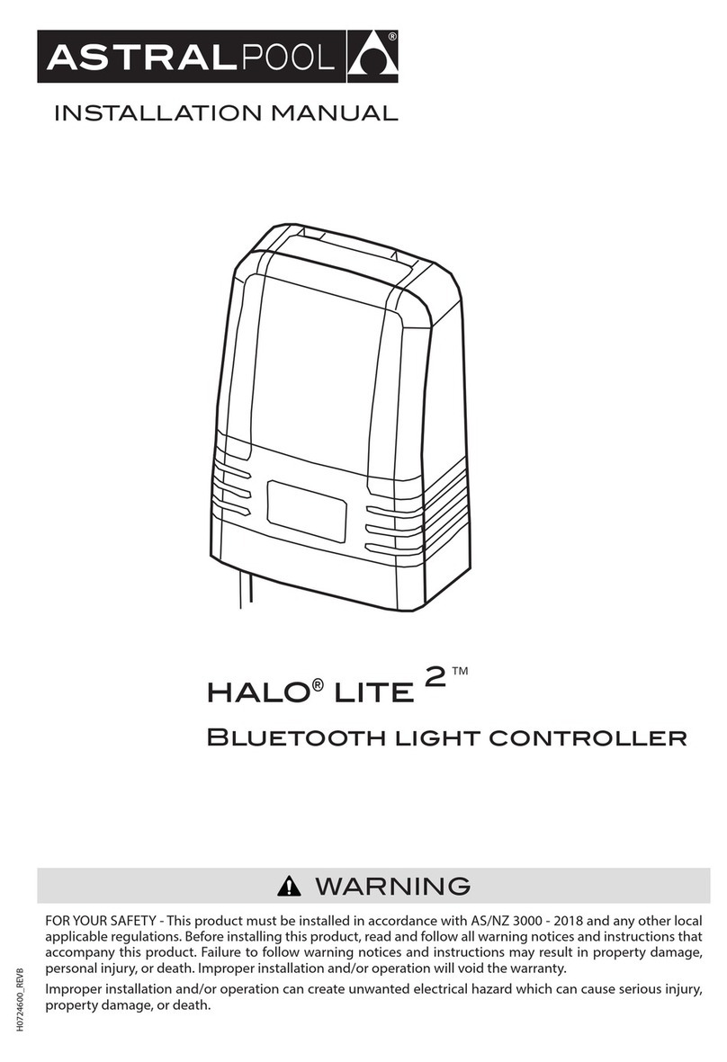 Astrapool HALO LITE2 installation manual