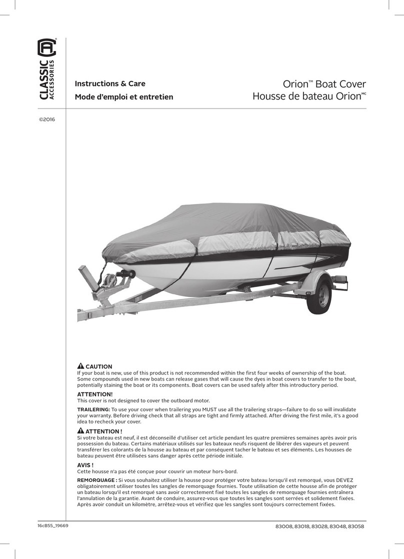 Classic Accessories Orion Instructions & Care