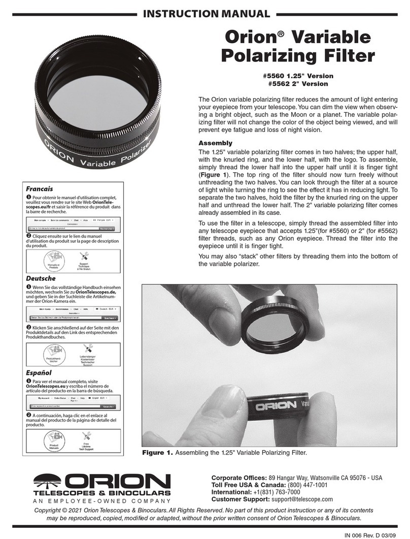 Orion 5560 1.25 instruction manual