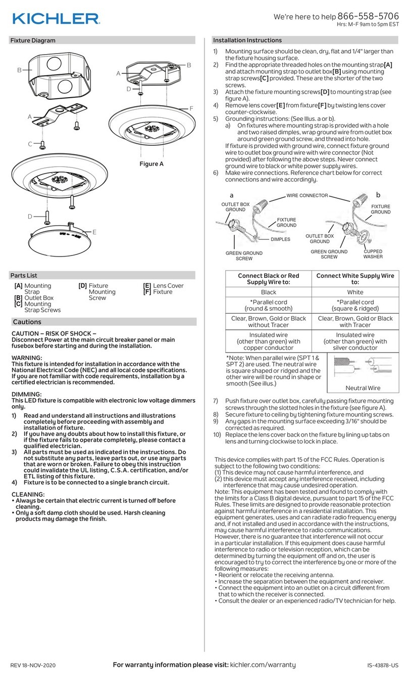 Kichler Lighting 2700K quick start guide