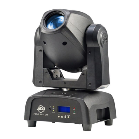 ADJ FOCUS SPOT ONE User manual ADJ FOCUS SPOT ONE User manual