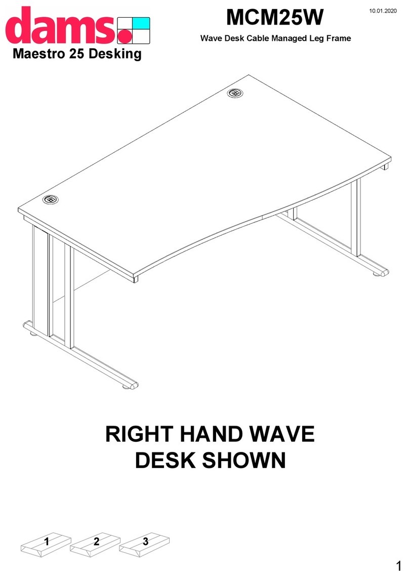 dams Maestro 25 Assembly instructions
