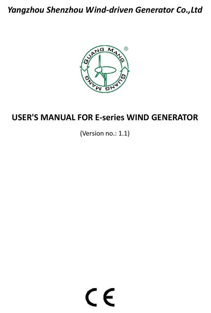 Yangzhou Shenzhou Wind-driven Generator E Series user manual