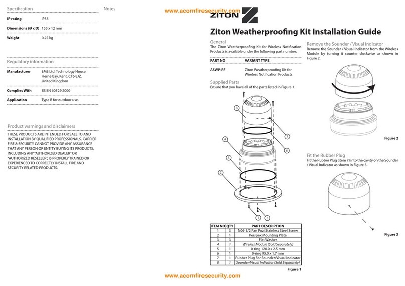 Ziton ASWP-RF installation guide