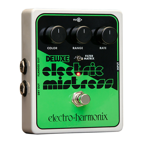 Electro-Harmonix DELUXE ELECTRIC MISTRESS User manual