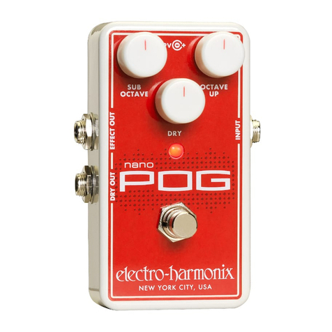 Electro-Harmonix NANO POG User manual