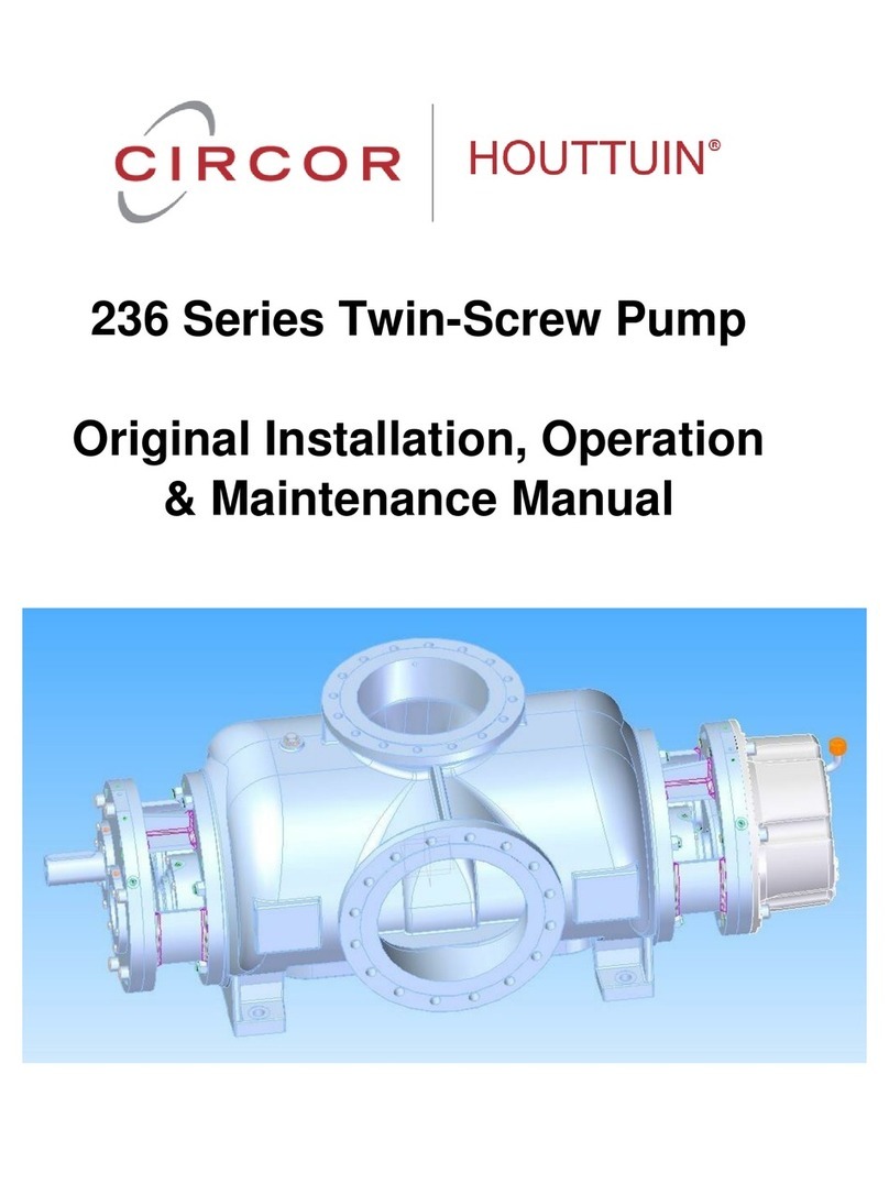 Circor HOUTTUIN 236 Series ORIGINAL INSTALLATION, OPERATION AND MAINTENANCE MANUAL