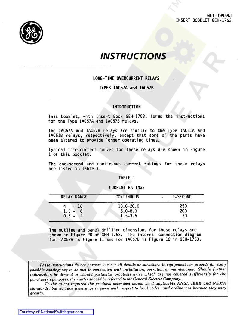 GE IAC57A User manual