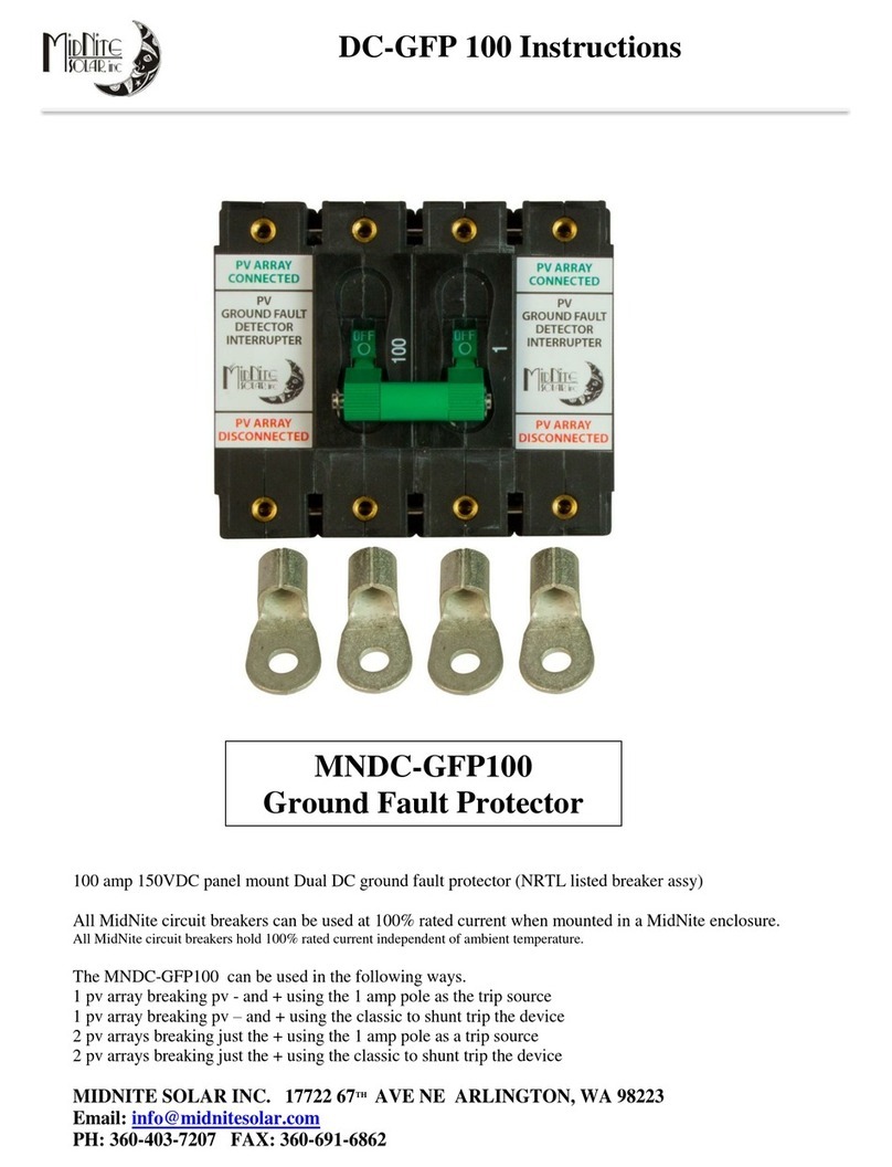 MidNite Solar DC-GFP 100 instructions