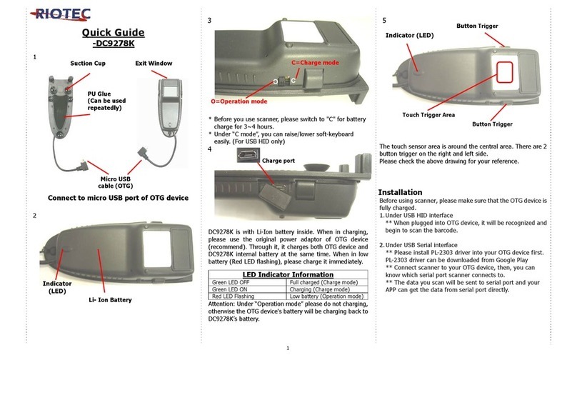 RIOTEC DC9278K User manual