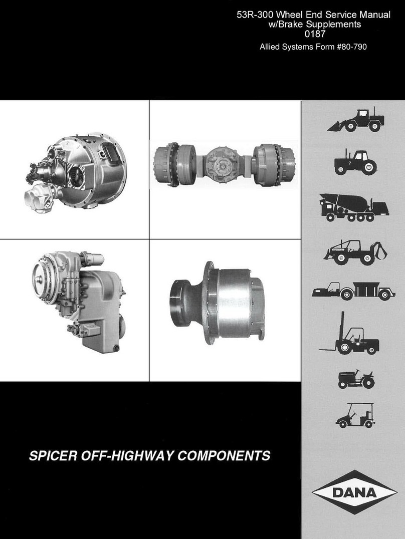 DANA 53R-300 Service manual